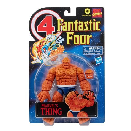 Fantastic Four Retro Marvel Legends Thing 6-Inch Action Figure BY HASBRO