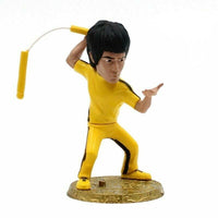 FREE SHIPPING D-Formz Bruce Lee 3" Yellow Jumpsuit w/ Nunchucks Vinyl Fig. Rare