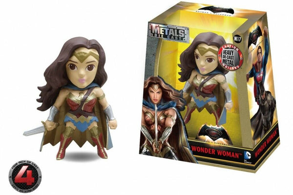 Wonder Woman 4" with Cape Die-Cast Action Figure Jada M117 HTF RARE