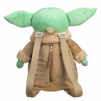 Star Wars The Mandalorian Baby Yoda Child Plush Backpack BY BIOWORLD