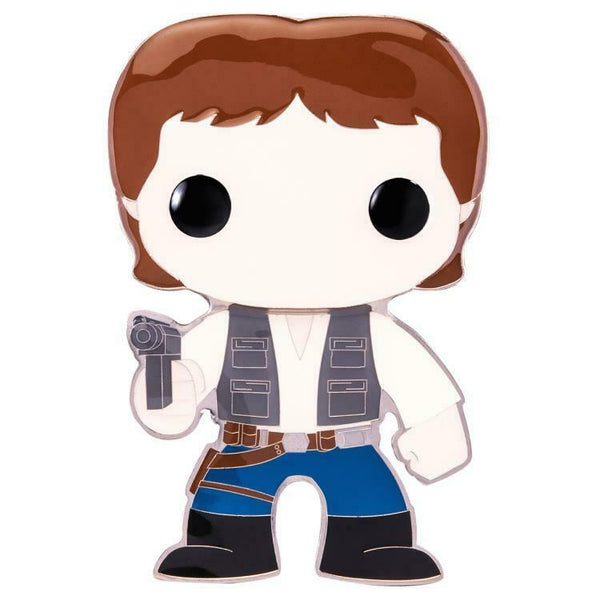 IN STOCK! Star Wars Han Solo Large Enamel Pop! Pin by Funko