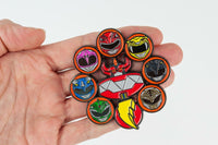 POWER RANGERS DINO FURY EXCLUSIVE 2.5 INCH DELUXE ENAMEL PIN TOYNK EXCLUSIVE