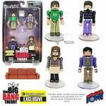 The Big Bang Theory Minimates Set 1 SET OF 4 FIGS! Entertainment Earth Exclusive