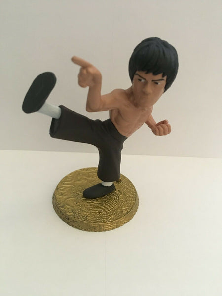 D-Formz Bruce Lee 3" Shirtless Kicking Vinyl Figure