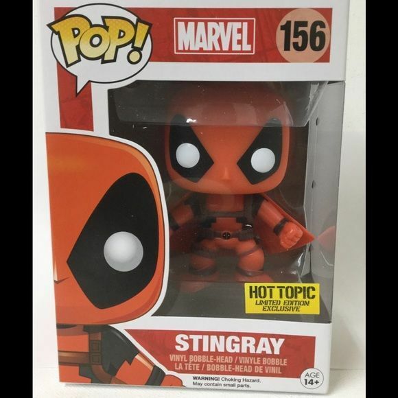 Marvel Funko Vinyl Pop! Hot Topic LE Exclusive STINGRAY #156