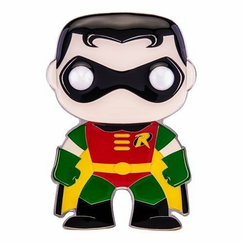 IN STOCK! DC Classic ROBIN Large Enamel Pin by Funko