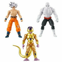 BANDAI Dragon Ball Super Evolve 5-Inch Action Figure Set of 3 Frieza Jiren Goku