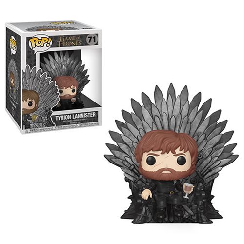 Game of Thrones Tyrion Lannister Sitting on Throne Deluxe FUNKO Pop! Vinyl Figure - 219 Collectibles