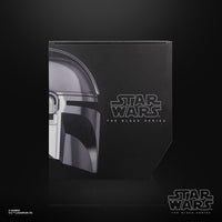 Star Wars The Black Series The Mandalorian Premium Electronic Helmet Prop Replica BY HASBRO