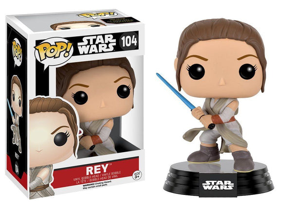 DISNEY Star Wars REY FUNKO Vinyl Bobble Head Funko Pop! #104 - 219 Collectibles