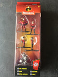 The Incredibles 1.65” JADA Nano Metalfigs Die-Cast Mini-Figures 5-Pack - 219 Collectibles