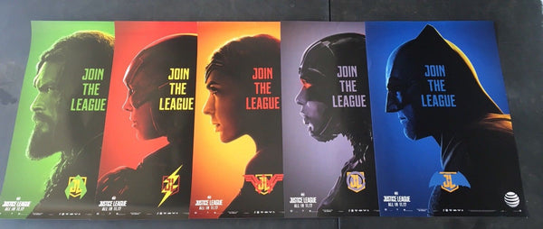 Justice League Posters FULL SET + Free Double Sided Thor Ragnarok 13.5x20 INCHES - 219 Collectibles